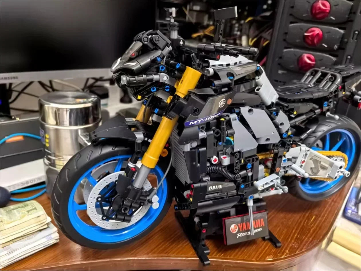 New Technical Motorcycle Model Building Blocks Advanced Building Set For Adults Bricks Creative DIY Toys Gifts 1478PCS
